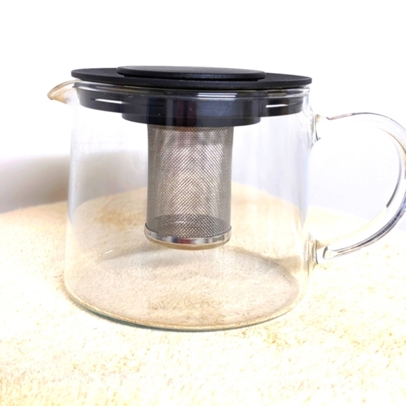 NWOB - Riklig Glass Tea Pot with Tea Infuser/ Strainer - 16oz - Picture 1 of 12